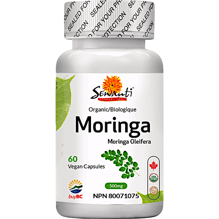 Organic Moringa Oleifera Capsules